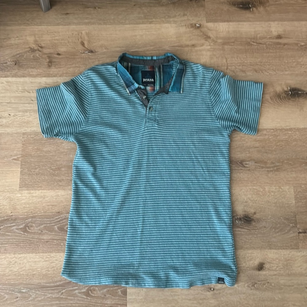 Men’s Prana Blue Polo